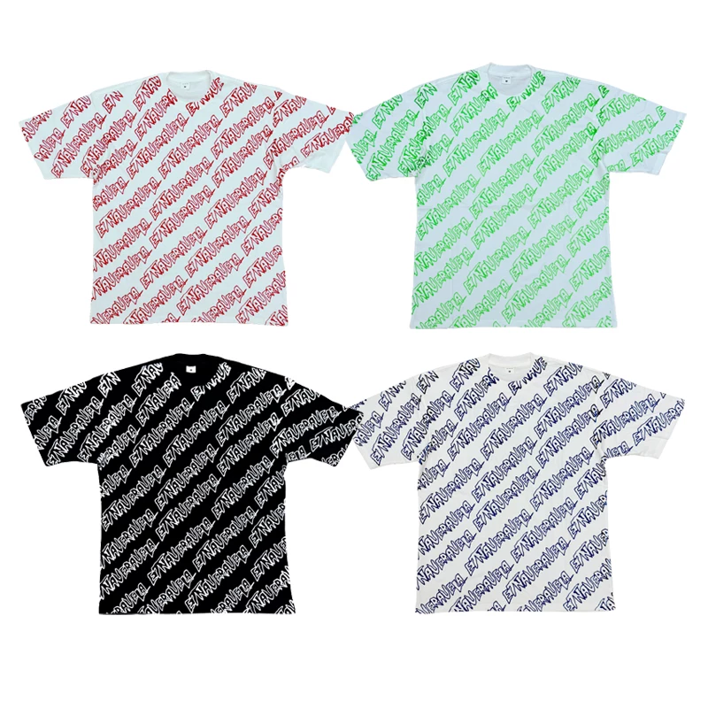 Fakemink Etnavera Vela All over Printtee Limited Edition Slogan Printed Short-Sleeve T-Shirt Foto QC de TAOBAO na Qualit.ly