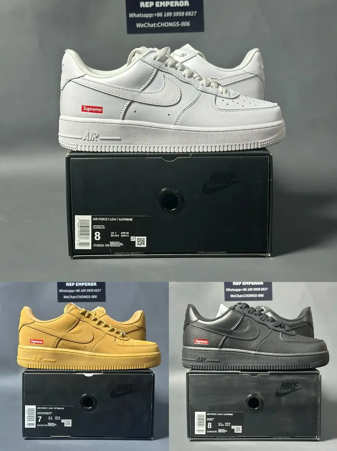 Nike Air Force 1 Low Supreme Collection