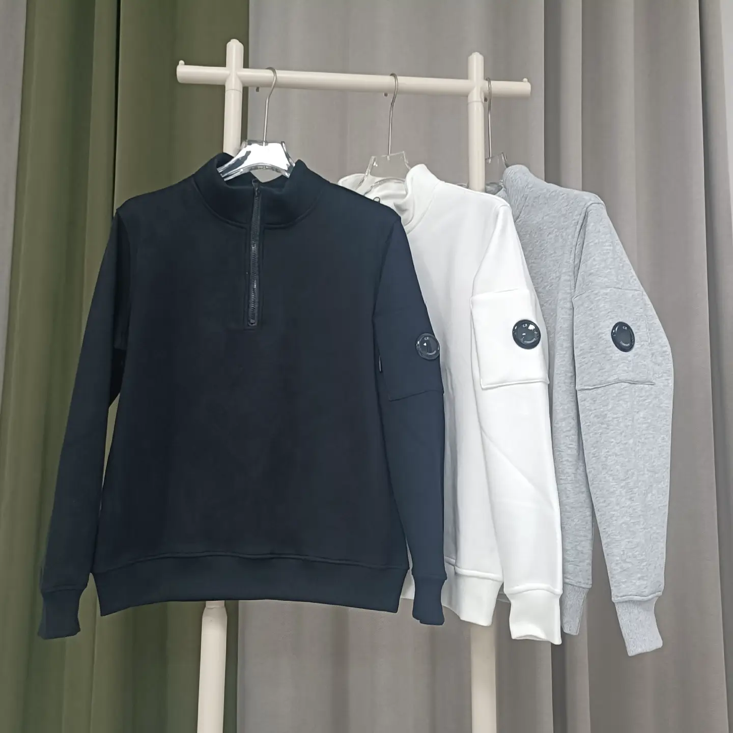 CP Company Half-Zip Fleece Sweatshirt