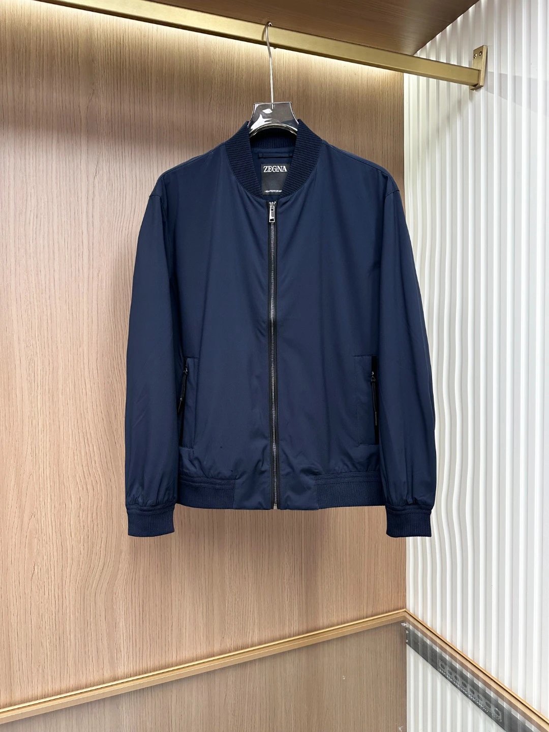 Clearance sale! Trading company foreign goods, pure blood quality, 2025 autumn and winter new Zeg * a men's fashion business casual baseball collar jacket jacket -maisonlooks.com