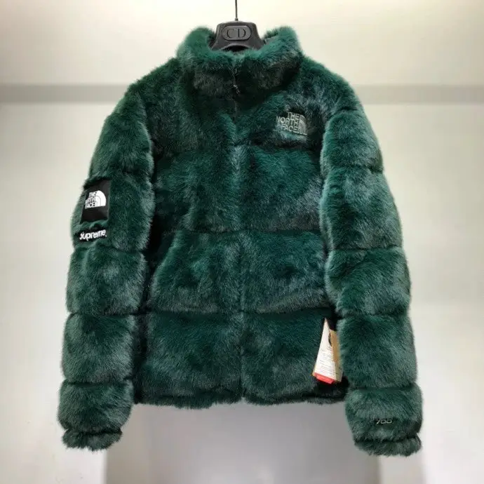 Supreme20fw The North Face Faux Fur Jacket TNF皮草羽绒服