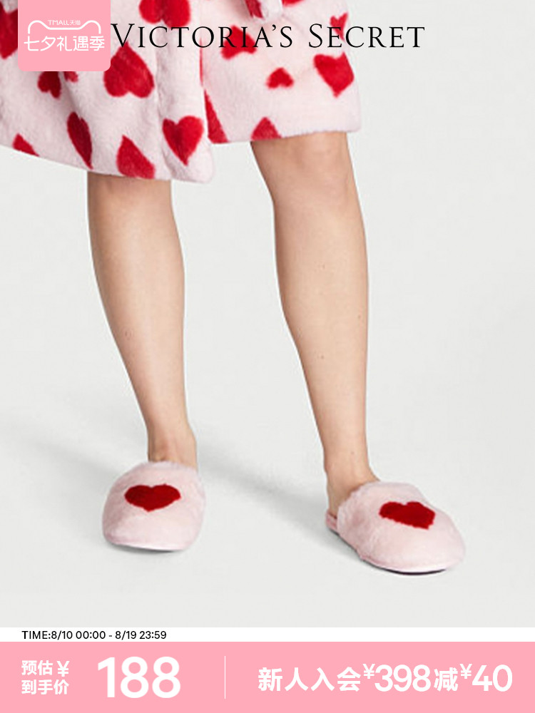 Direct Discount of 188 | Victoria's Secret Warm and Comfortable Closed-Toe Faux Fur Home Slippers for Women Foto QC de TAOBAO na Qualit.ly
