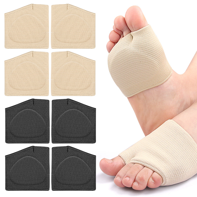 SEBS oblique thread foot protection cover hallux valgus thickened toe splitter high heel shoes anti-wear front palm pad