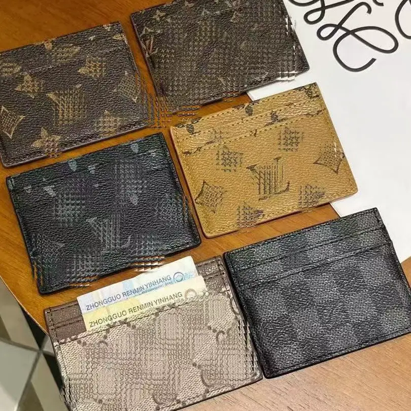 In-Stock Lujia 2025 New Fashion Light Luxury Card Holder Bank Card Id Holder Coin Purse Trendy Cross-Border Presbyopia