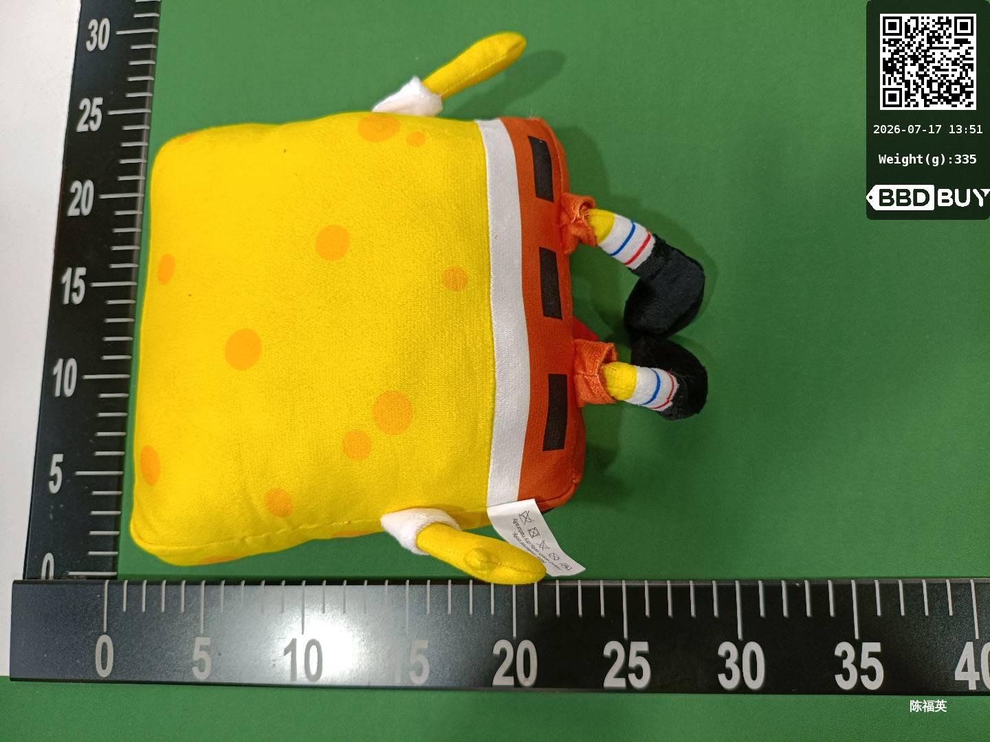 Cross-Border New Product Chudbob Plush Creative Quirky Spongebob Plush Toy Doll Foto QC de 1688 na Qualit.ly QC