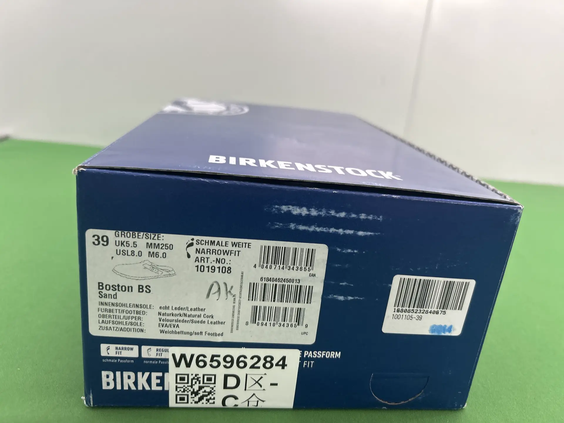 Birkenstock Boston BS Sand Narrow Fit