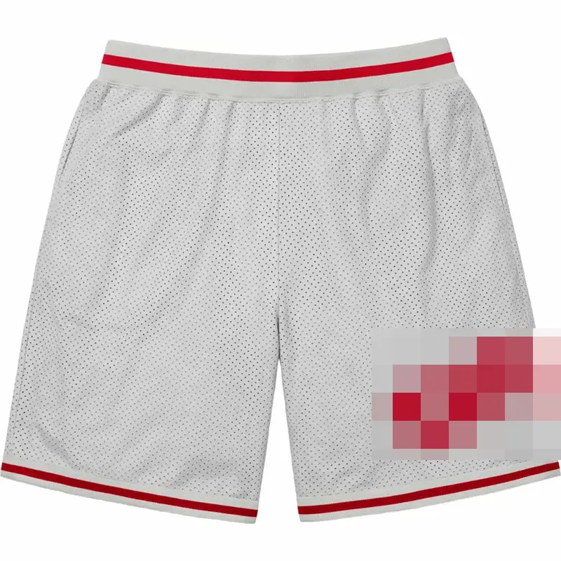 Suede mesh shorts
