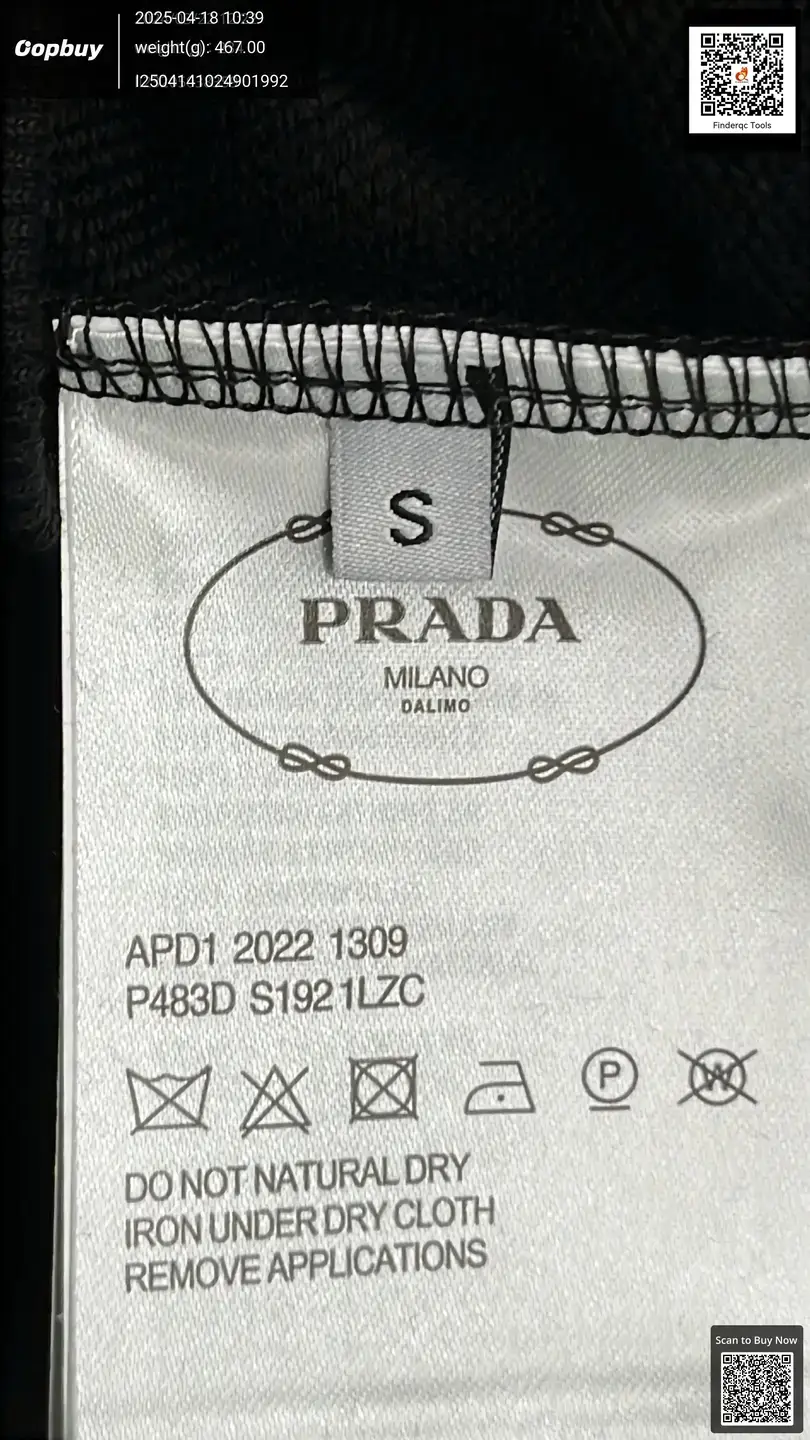 P's Casual Sweatshirt High Version Autumn and Winter Correct Pujia Triangle Logo Classic Letter Logo Top Men's Clothing