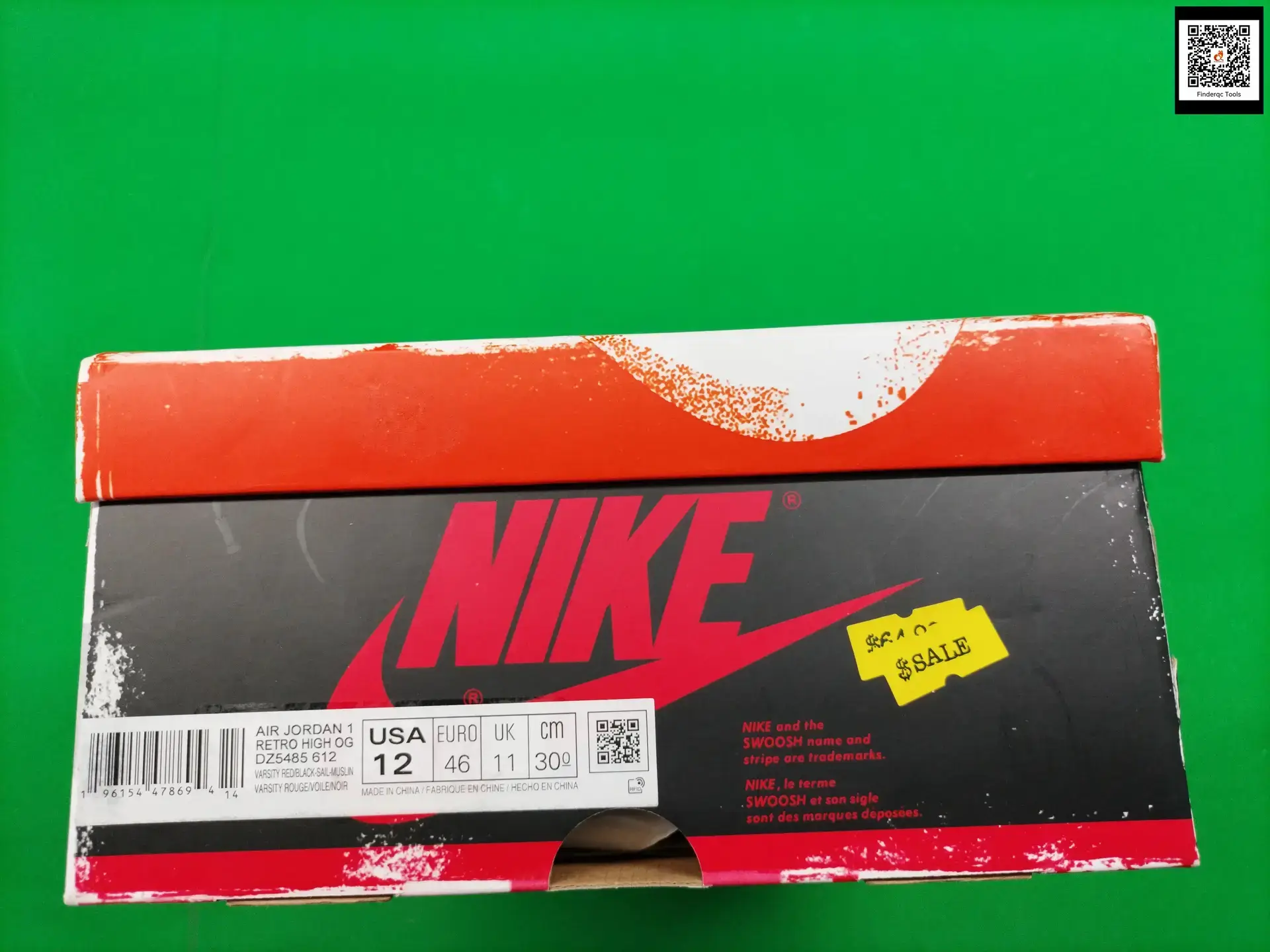 Nike Air Jordan 1 Retro High OG Varsity Red/Black
