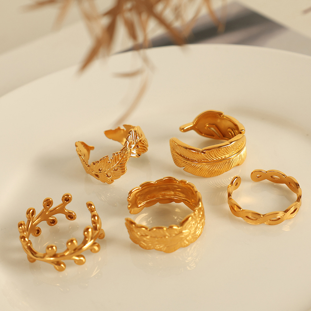 Korean-style personalized living ring titanium steel fashion commuter women's food ring ring ring AliExpress Europe and the United States hot wholesale
