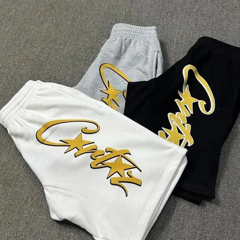 C * o * r * t * e * i * z * beauty * style * street * head * hee * ha * evil * demon * island * print * flower * needle * weaving * short * pants * men * trendy * brand * width * pine * height * street * five