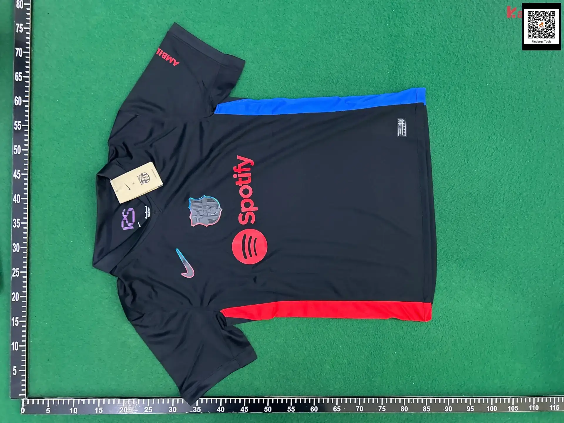 Barcelona 23/24 Spotify Black Red Blue Jersey
