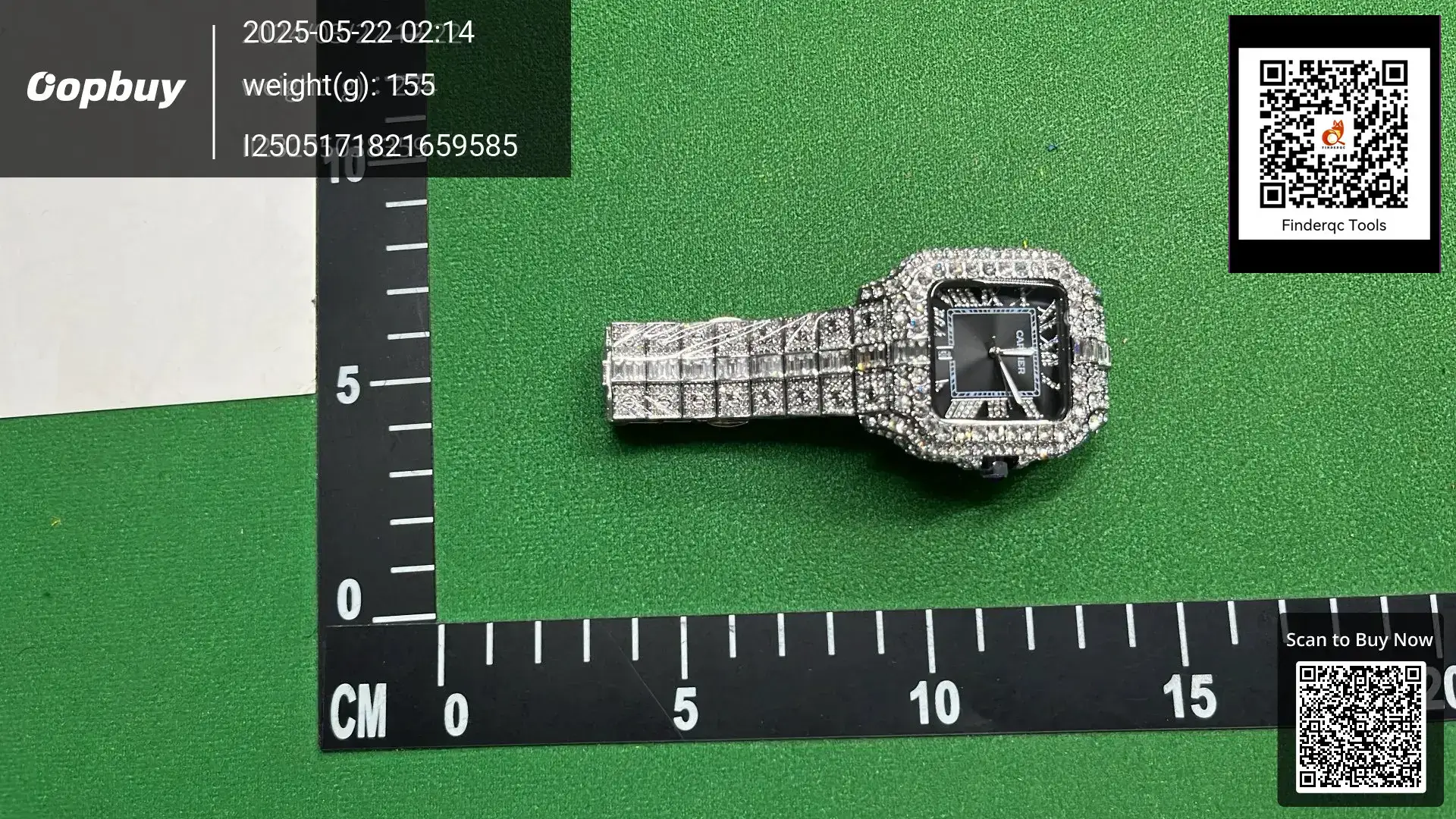 Card home full diamond quartz watches for men and women cross-border manufacturers wholesale Quartz Watch