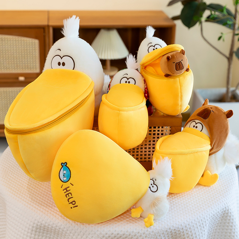Infinite Vigor Fantasy Greedy Pelican Series Kapibala Creative Plush Toy Cute Doll