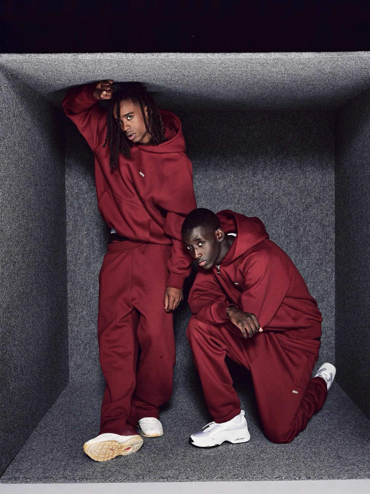 Sixpm/6Pm Niche Design Sports Hooded Embroidered Letter Stitching Sweatshirt Hoodie Suit Pants Spring & Fall