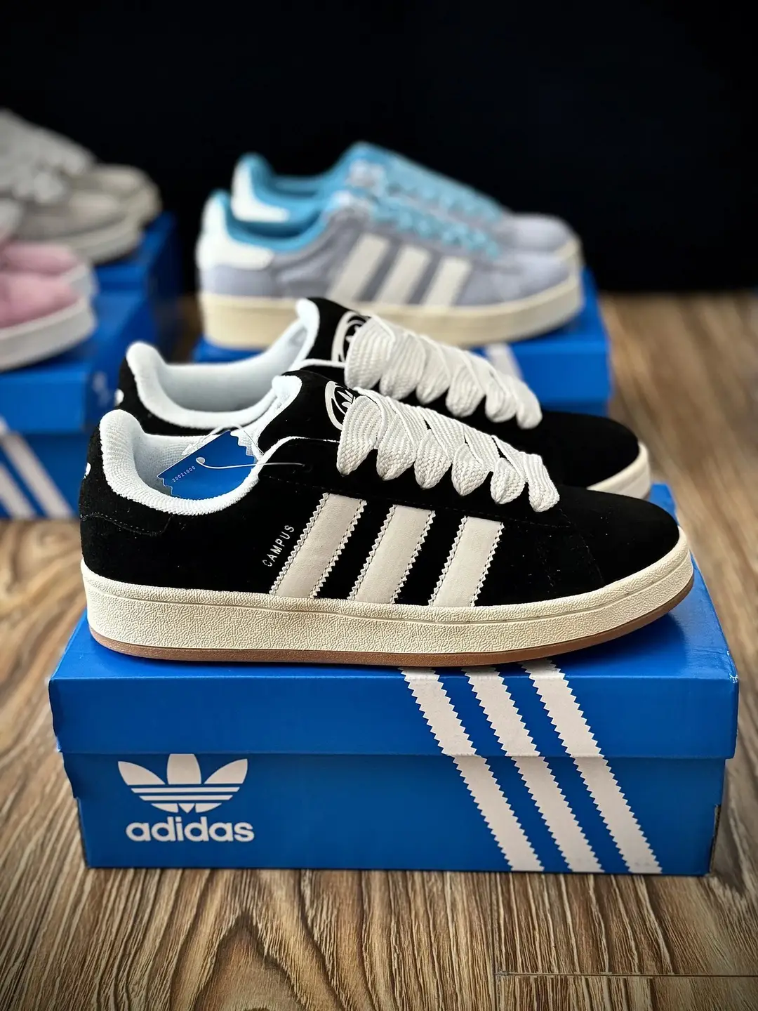 Adidas Campus Black White