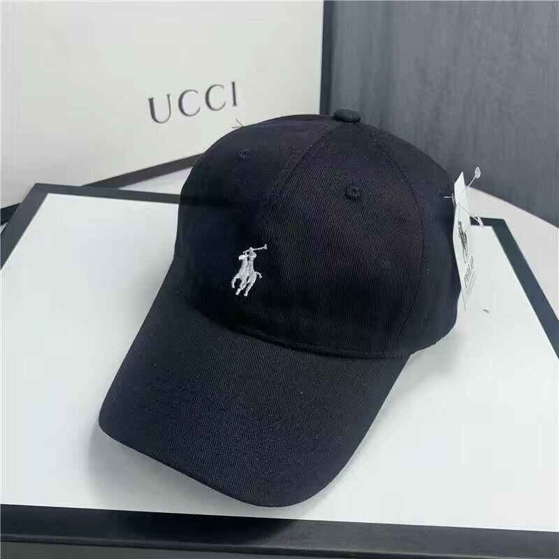 Pony Golf Polo Baseball Cap Sun Protection Hat for Women, Soft Top Outdoor Sunshade Cap for Men, Trendy Adult Style