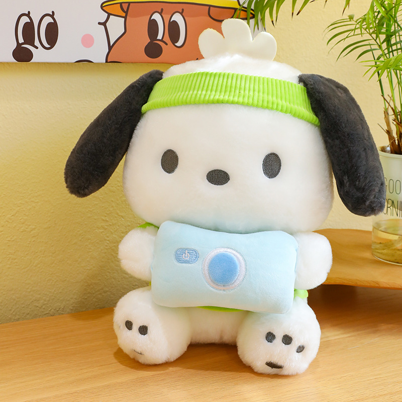 Popular Cartoon Camera Pacha Dog Plush Toy Doll Children's Birthday Gift Doll Pillow Foreign Trade Wholesale