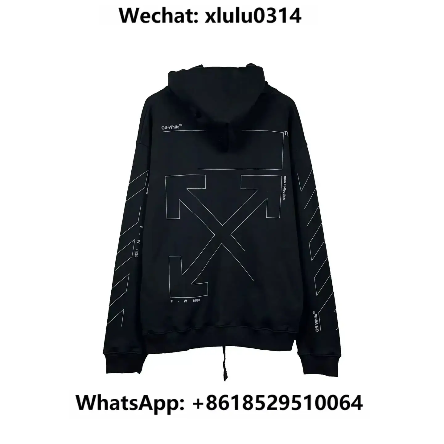 Jasonreps OW残缺箭头帽衫