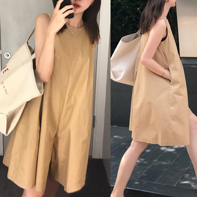 Summer New Arrival Five-point Wide-leg Pants Women's Small Height-looking Casual Short Pants Loose Retro Workwear Jumpsuit Trendy