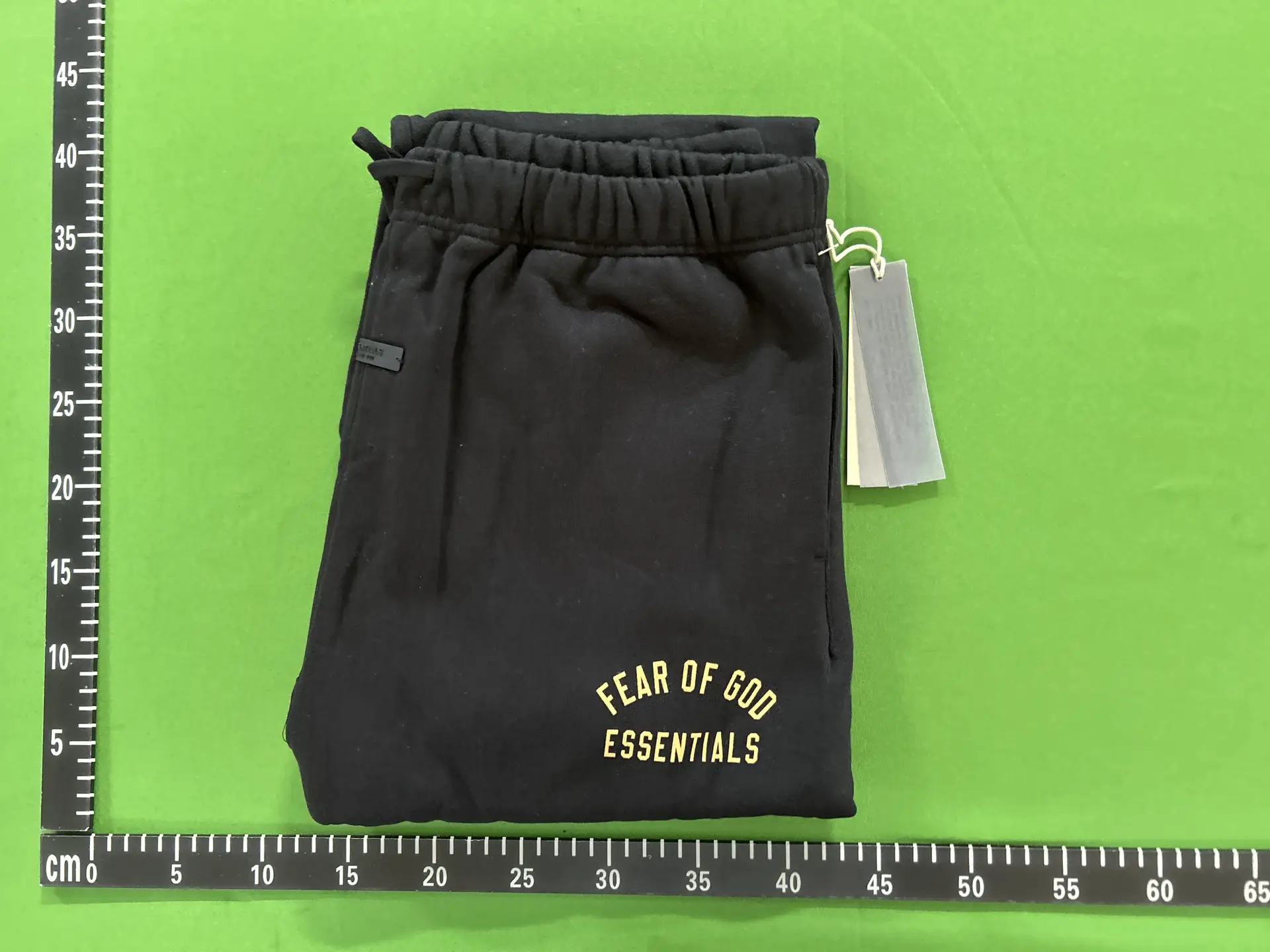 2024Fw Long Pants with Printed Velvet Essentials Trendy Brand Fleece-Lined Sweatpants Cross-Border