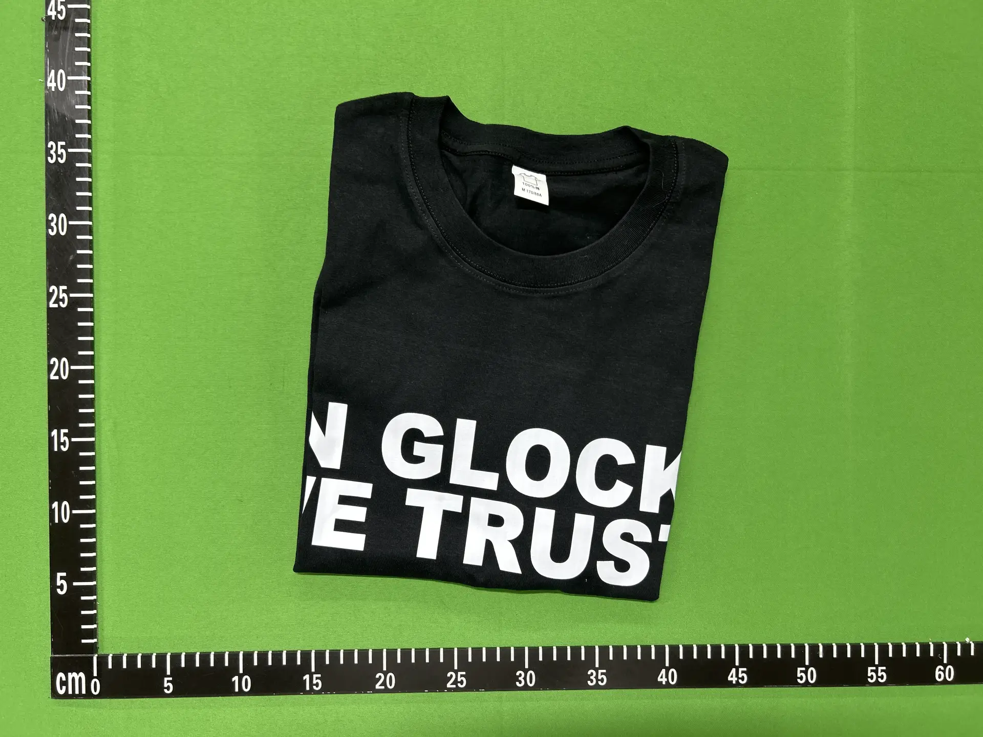 Men's T-Shirt Y2K Shirt Men's Harajuku Hip Hop In Our Trust Graphic Print Round Neck Cotton Oversized T-Shirt