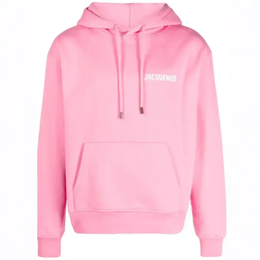 Jacquemus Pink Logo Hoodie