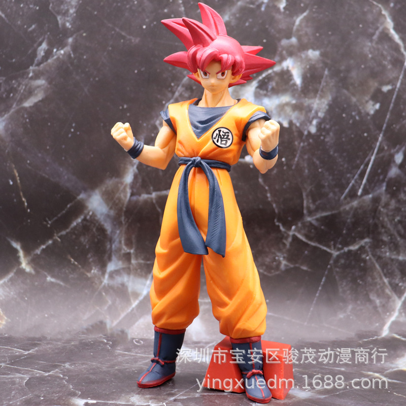 Dragon Ball Dragon Ball Super Theater Edition Super Carved Wuyong Hui Red Hair Wukong Figure Model Ornament