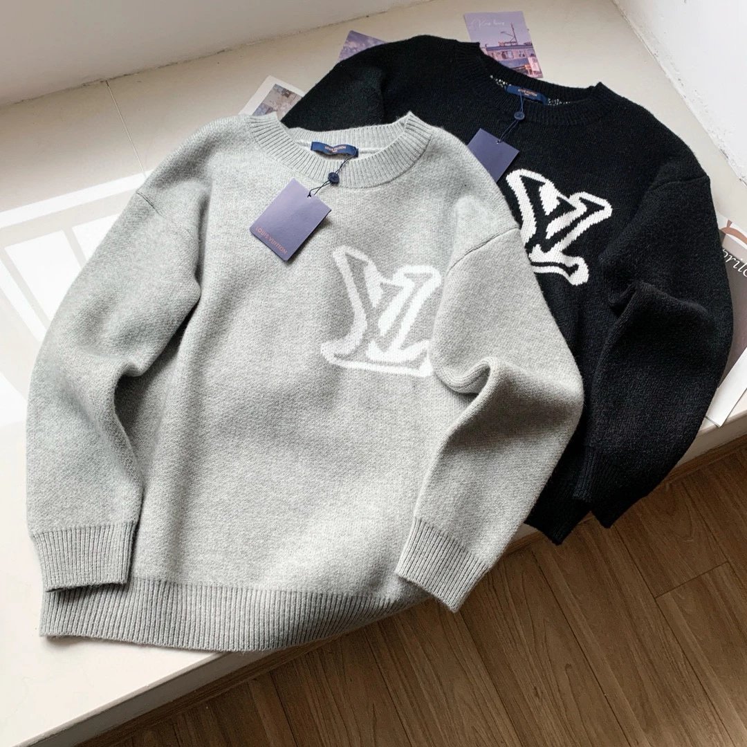 提花大logo套头毛衣023-CY