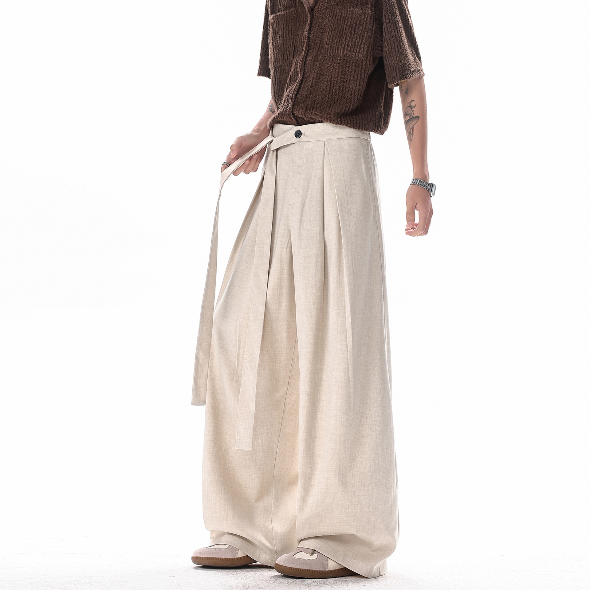 2026 New Men's Urban Style Simple Niche Trendy Dress Pants New Chinese Style Daily Fashion Casual Long Pants Men's Trousers