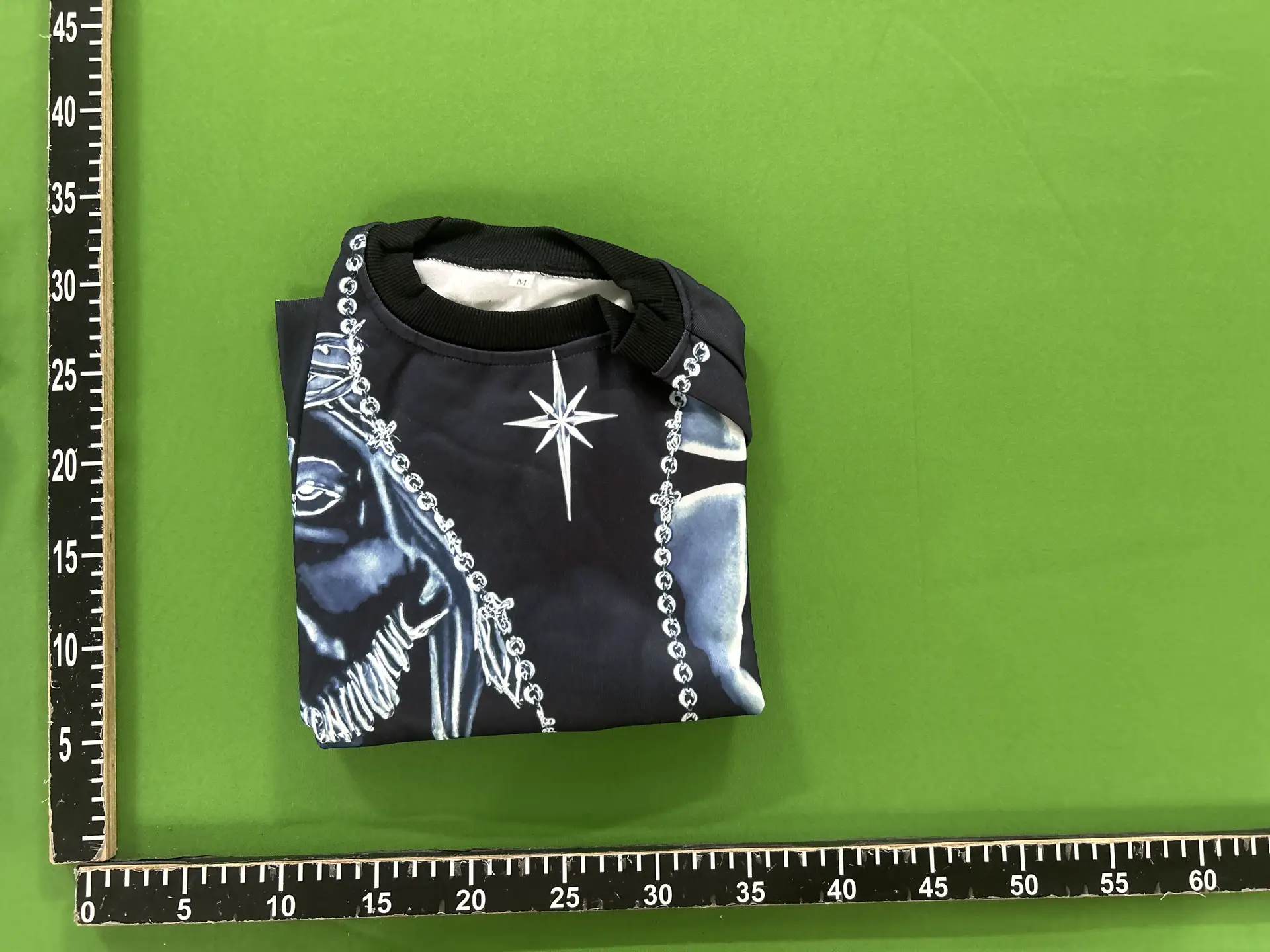 Graphic Print Sweatshirt Black