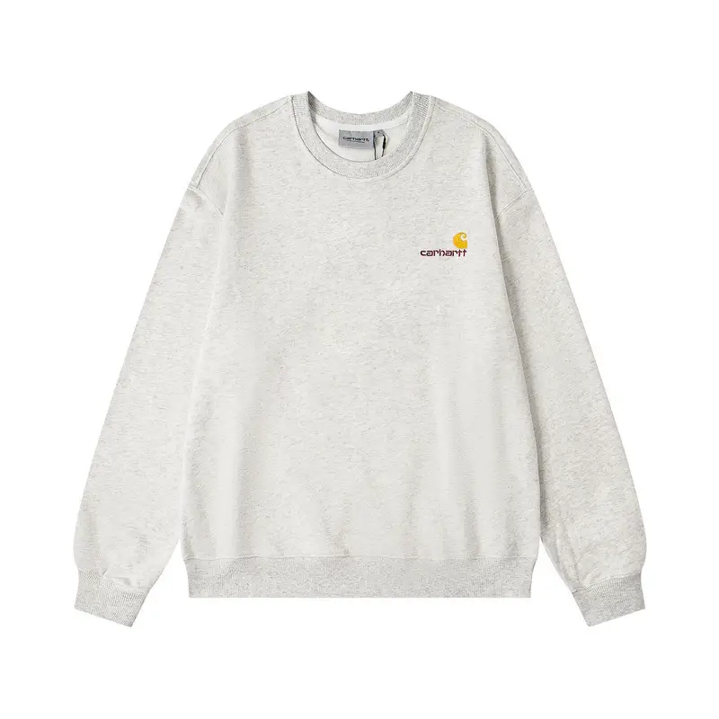 American-Style Embroidered Letter Solid Color Hooded Couple Fleece Sweatshirt Unisex Spring and Autumn Trendy Loose Jacket