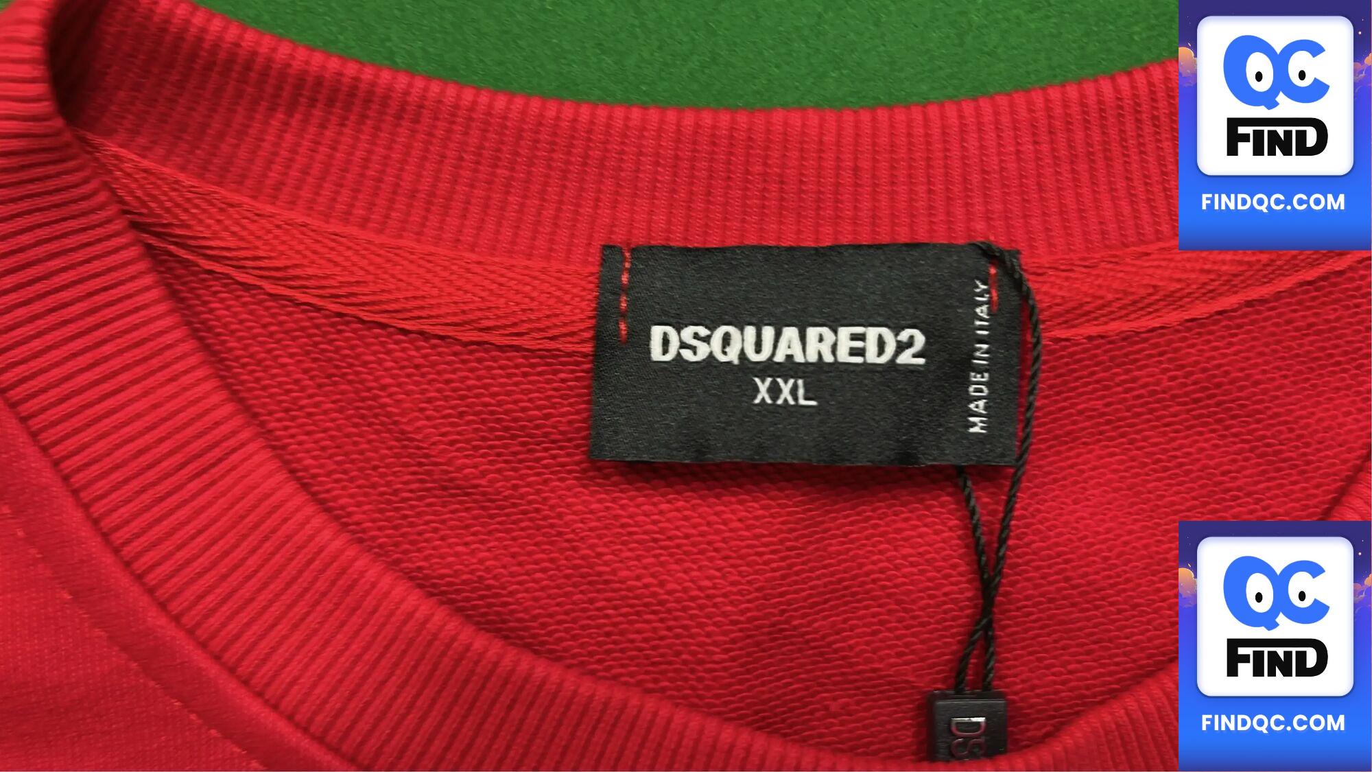 Dsq Lian D2 Aliexpress Amazon Cross-Border Export Online Specializes in Men's Sweatshirts Dsquared2 QC