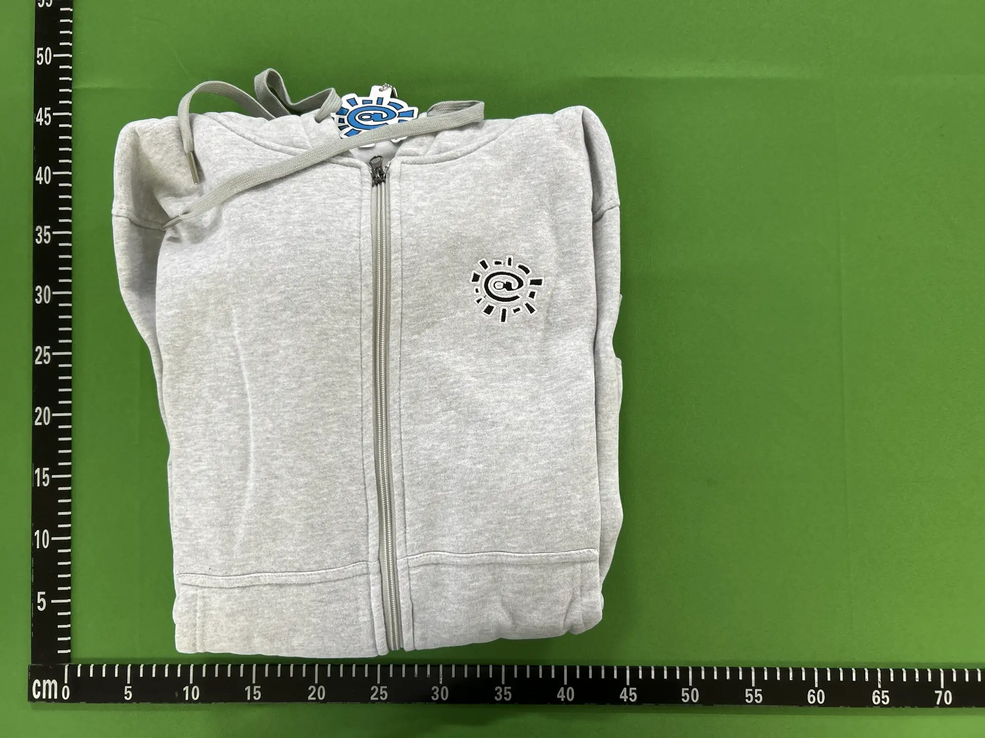 Grey Zip Up Hoodie