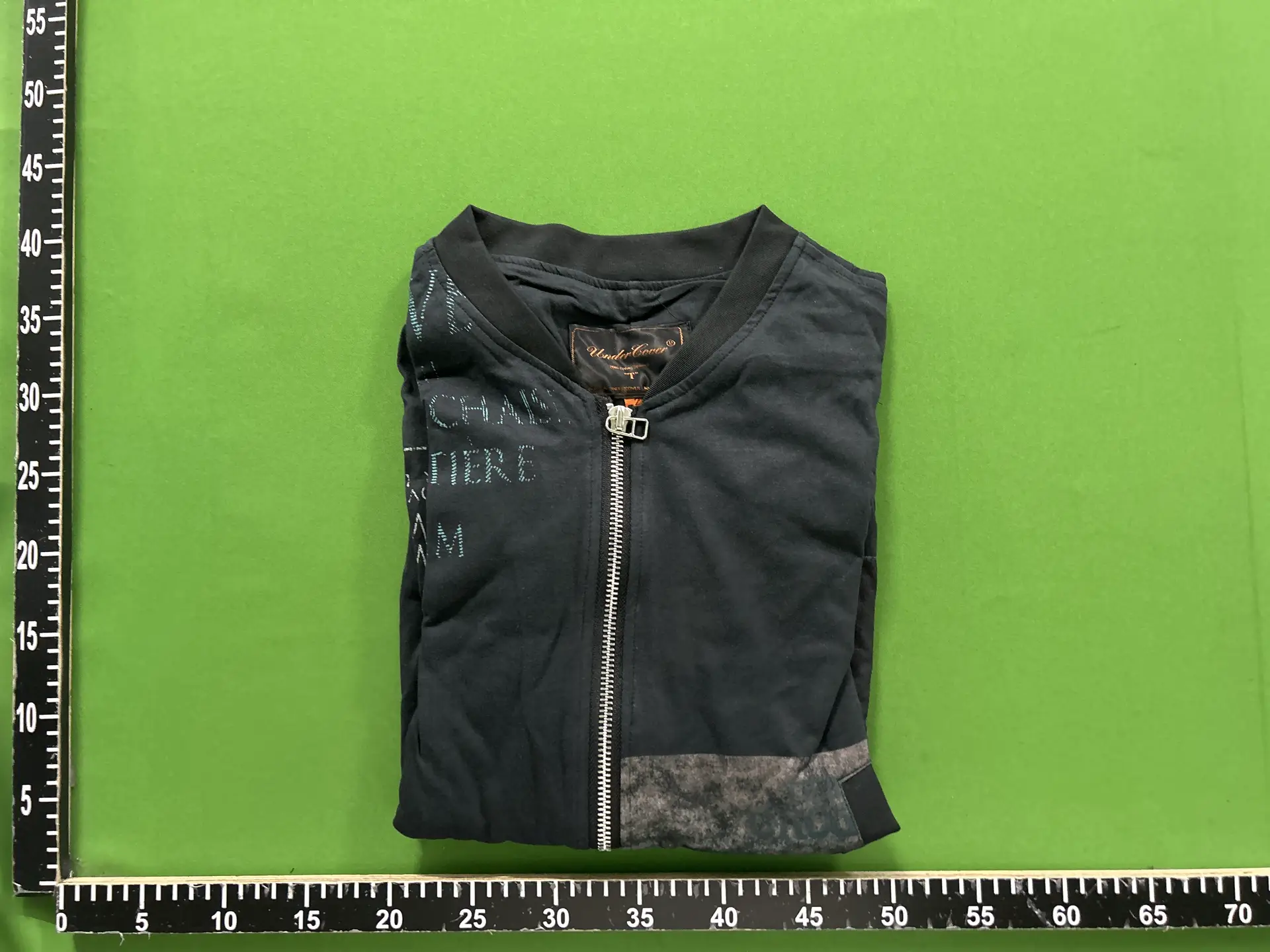 Undercover 06SS T-period Extinction Jacket Slogan Printed Jacket