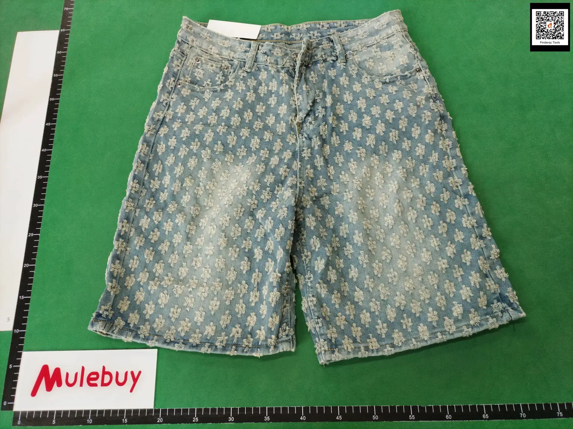 Summer New Hong Kong Style Retro Five-point Pants Men's Trendy Brand Design Sense Niche Loose Casual Denim Five-point Pants Korean Style