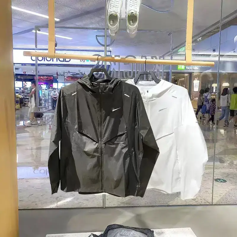 Skin Clothing Summer Sun Protection Ck6342 Quick-Drying Woven Jacket Couple Lightweight Running Sports Training Sports Loose