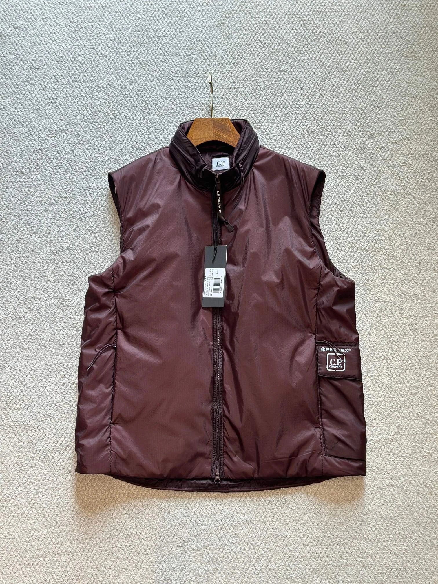 C.P. COMPANY PERTEX Vest Foto QC de WEIDIAN na Qualit.ly