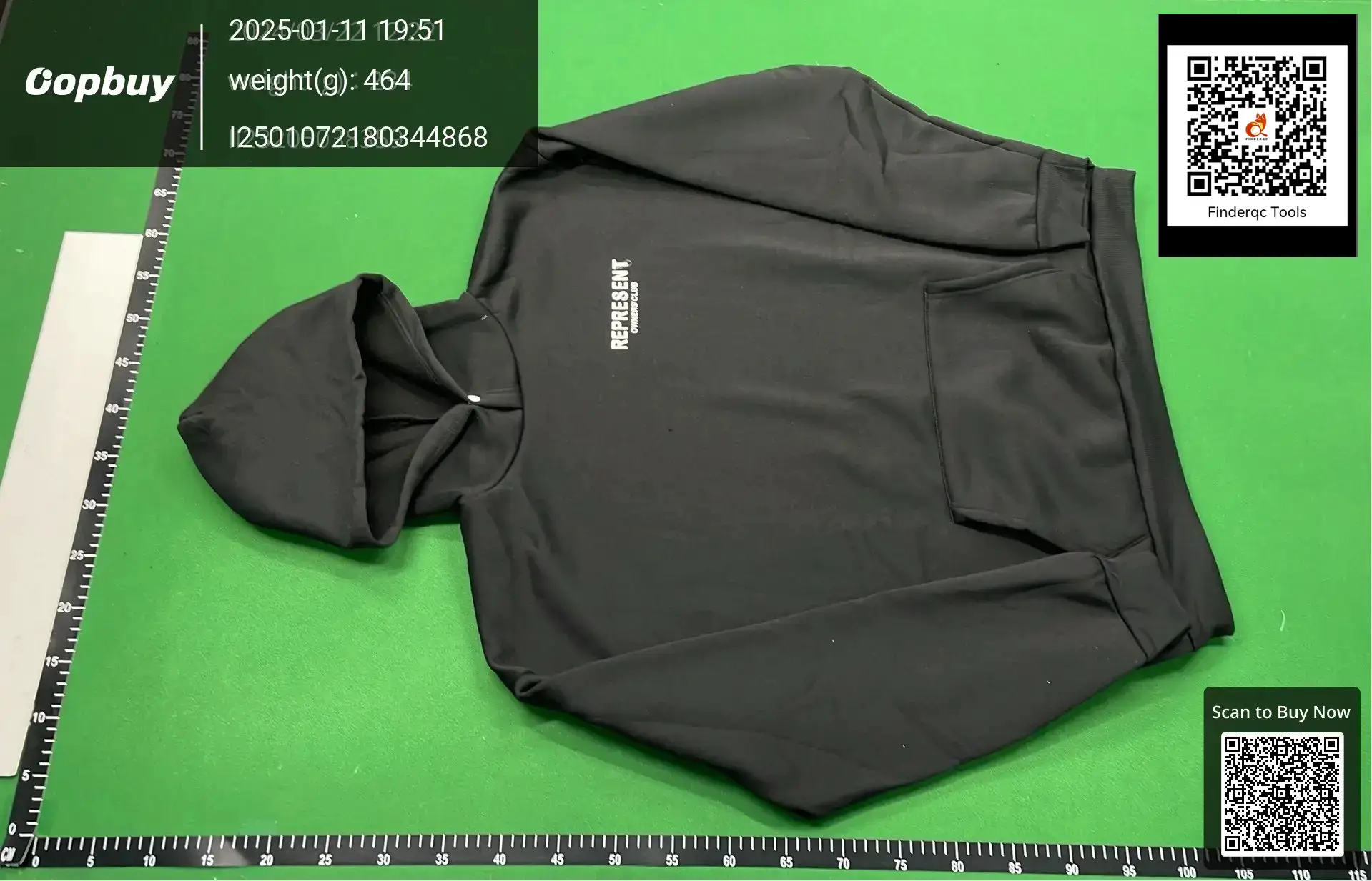 Represent Owners Club Hoodie Black