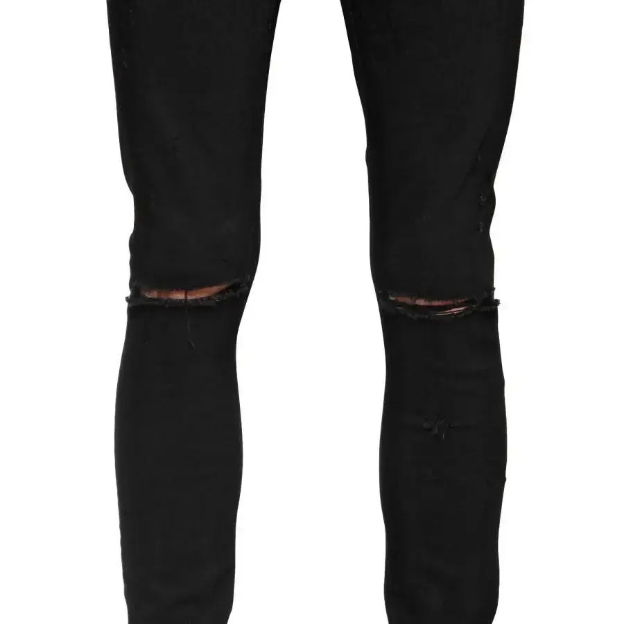 Independent High Street Quan Zhilong's Same Style 24Ss Black Hole Washed Knife Cut Slp Denim High Quality for Men and Women