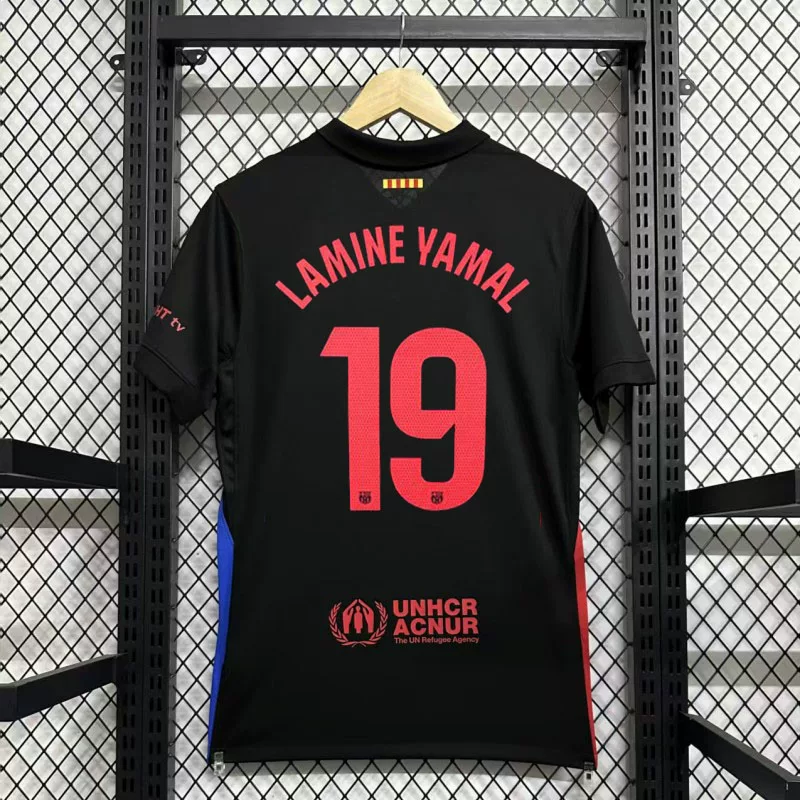 2425 Barcelona Jersey Away Number 19 Aymar Lewandowski Gavi De Jong Pedri Barcelona Jersey Foto QC de TAOBAO na Qualit.ly