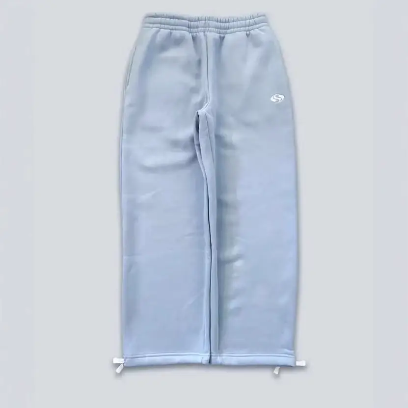 American style labeling drawstring sports drawstring sweat pants women loose thin straight wide leg casual pants