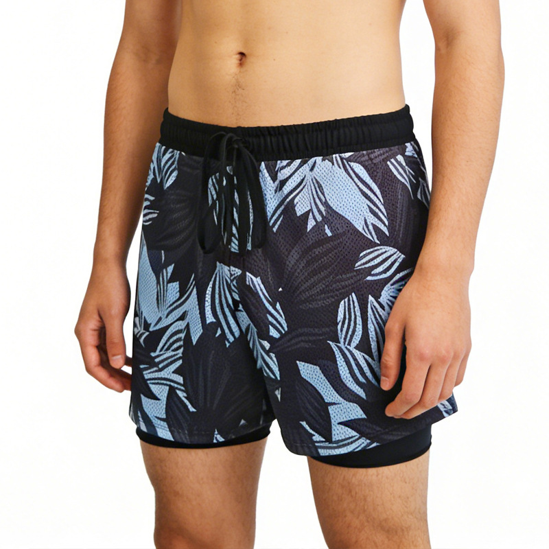 Men's Swimming Trunks, Anti-Embarrassment, Loose-Fitting, Quick-Drying, Men's Swimming Trunks, 2026 New Hot Spring Equipment, Double-Layer Beach Pants