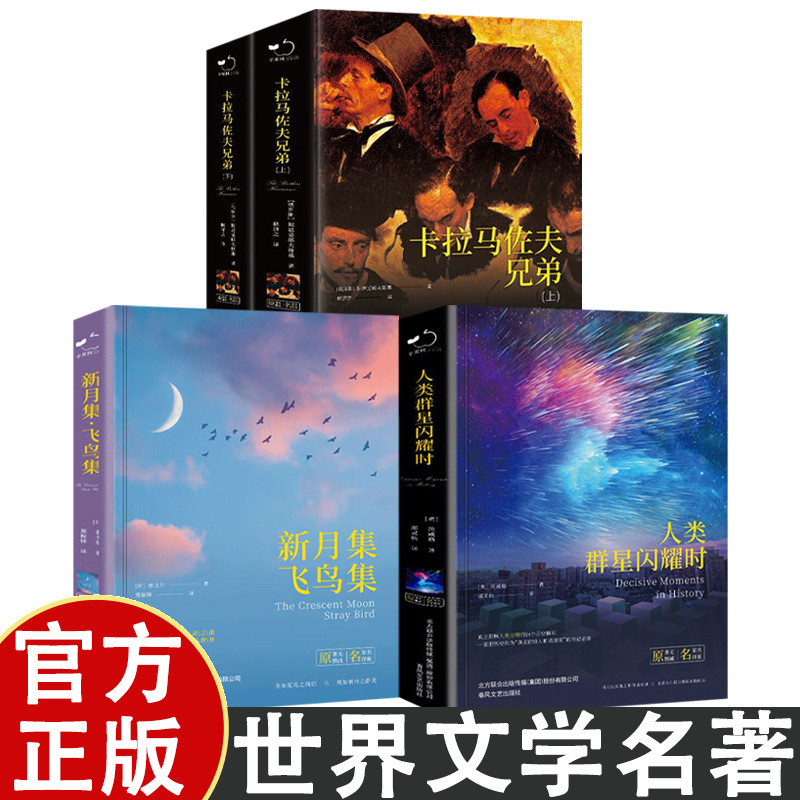 Hardcover hard shell human stars shine when the original without deletion of genuine Karamazov brothers books wholesale