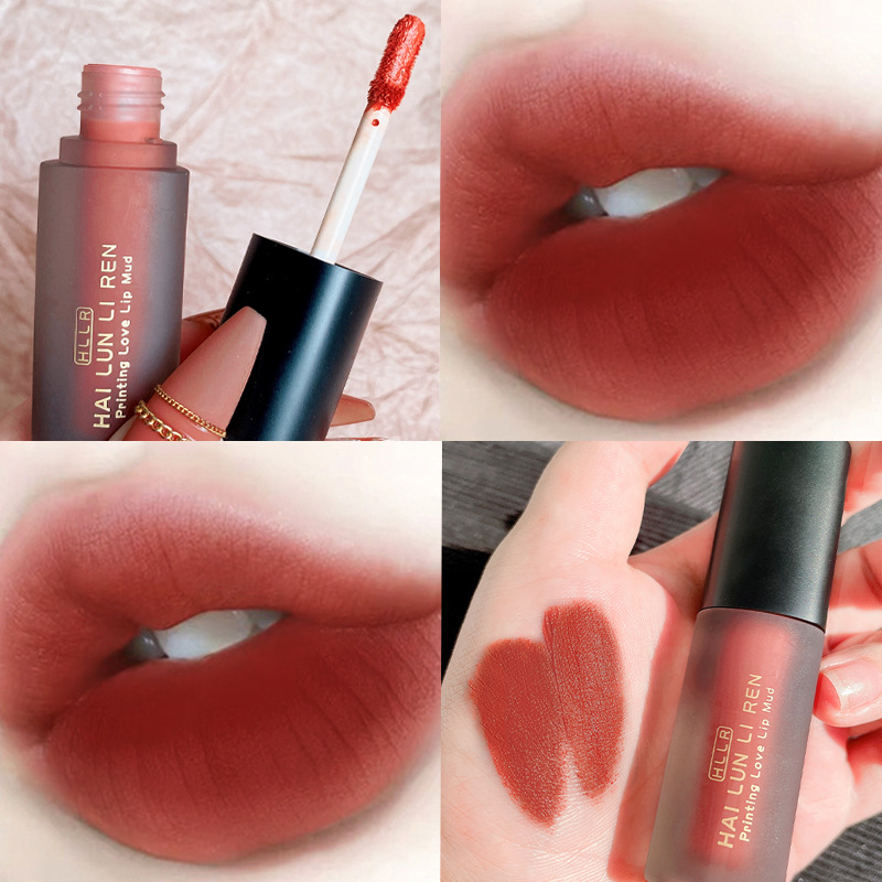 Helen beauty White look high-looking lip glaze velvet matte matte lip mud student makeup wholesale delivery