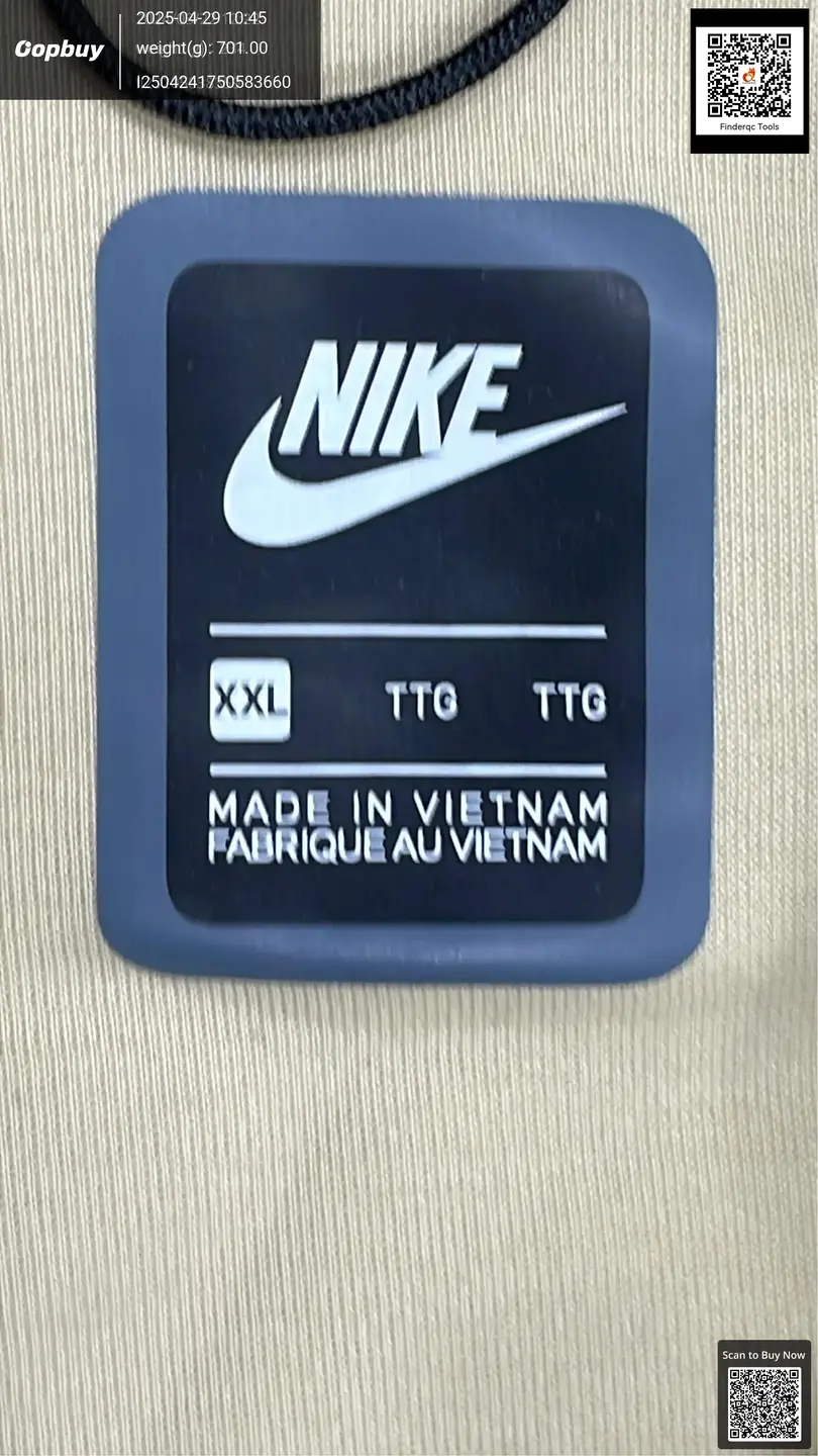Nike XXl TTG TTG Made In Vietnam