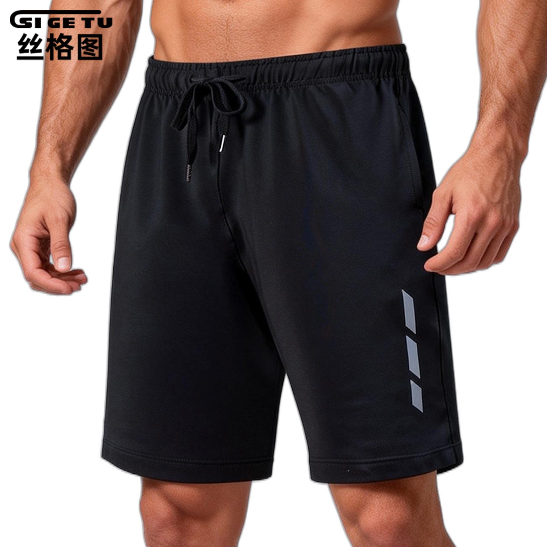 Sige Tu Cross-Border Sports Shorts Men's Summer High-Elastic Quick-Dry Fitness Shorts for Training, Basketball, and Running