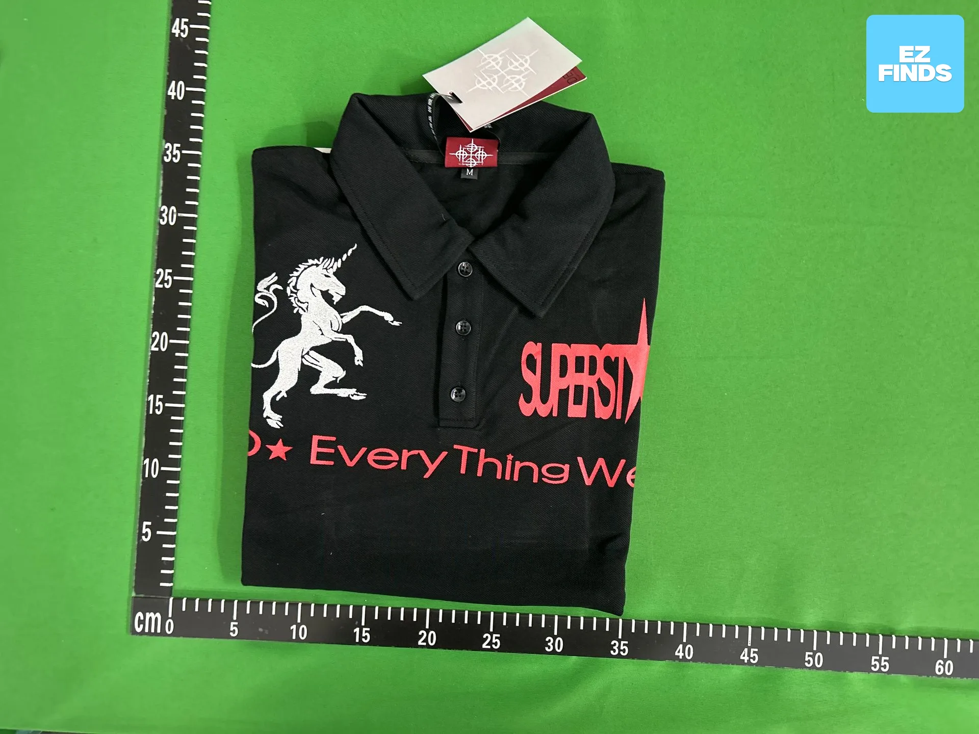 Detw "Unicorn" Original Embroidered Print Slim-Fit Pique Cotton Polo Shirt Street Style Short-Sleeve T-Shirt for Men and Women QC-Foto von TAOBAO auf Qualit.ly QC