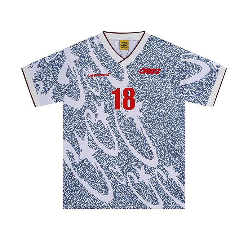 2024 New Corteiz Short-sleeved Ball Clothes High Street Alcatraz Island Casual Short sleevesT Shirt Summer Jersey