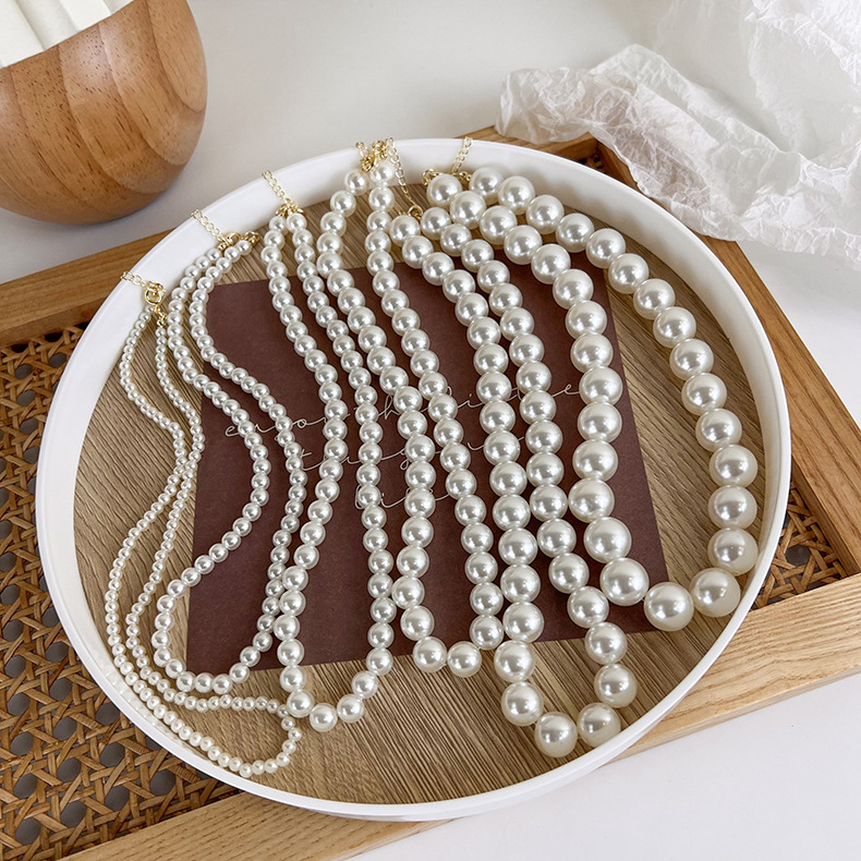 French-Style High-Quality Pearl Minimalist Clavicle Chain 2026 Spring/Summer Korean Version New Ins Necklace Choker